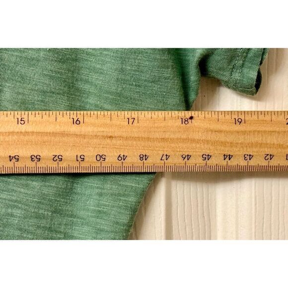 Michael Stars Odessa One & Done V-Neck Atlas Mint Green Cotton Dress Size XS - Picture 9 of 9